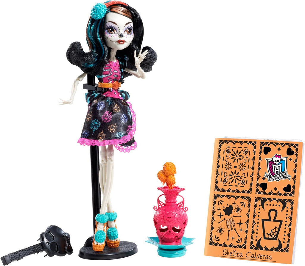 Monster High Art Class Skelita Calaveras nukke