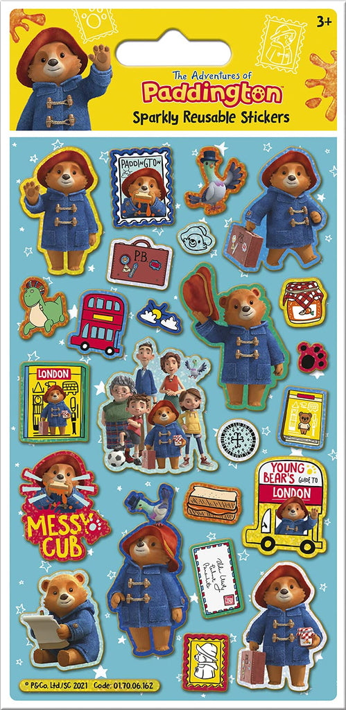 The Adventures of Paddington Sparkly Reusable Stickers Tarrat