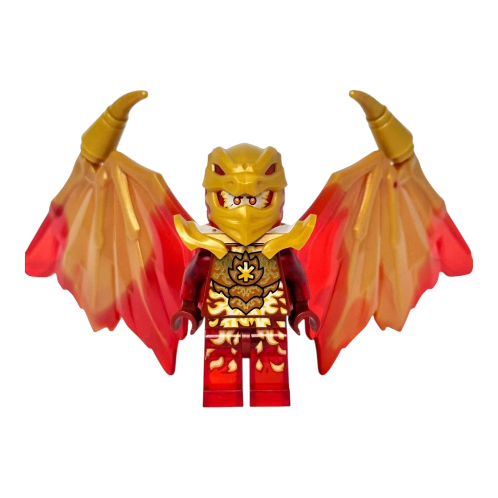 LEGO Ninjago 71769 Kai Golden Dragon Crystalized Minifigure Fire Ninja - Second Hand