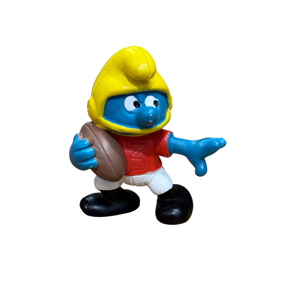 Schleich Smurffit 20132 Amerikkalainen jalkapallo Smurffi - Second Hand