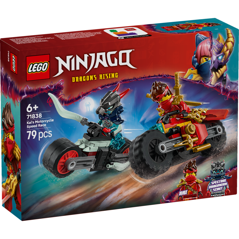 LEGO Ninjago 71838 Kain vauhdikas moottoripyöräkisa