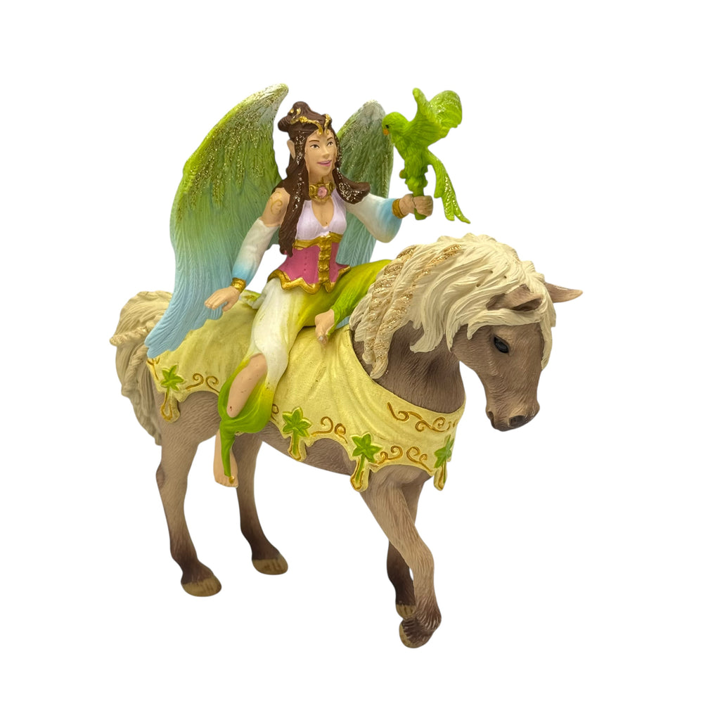 Schleich Bayala 70504 Keiju Surah,papukaija ja hevonen setti - Second Hand