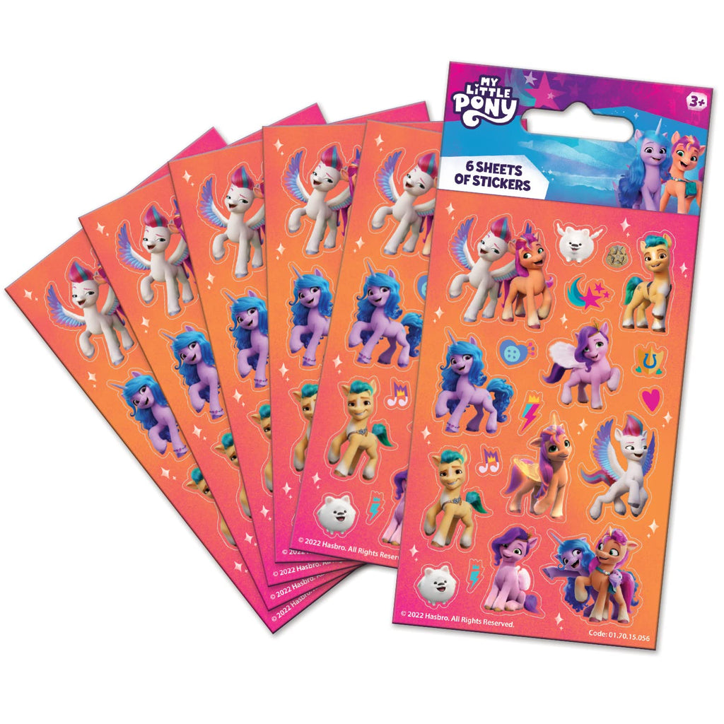 My Little Pony Tarrat -  My Little Pony Party Bag Sticker Pack (6 Sheets)