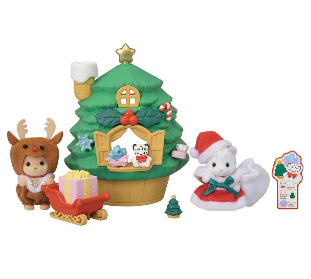 Sylvanian Families 5822 Tontun joulukuusi - Baby Santa's Christmas Tree House