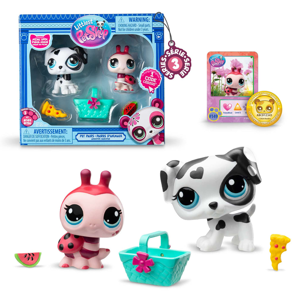 Littlest Pet Shop G7 S3 #149-156 Picnic Spot Pet Pair