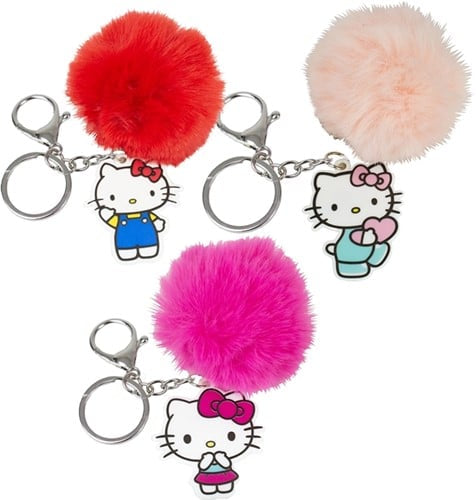 Hello Kitty Pompon Avaimenperä, 7cm