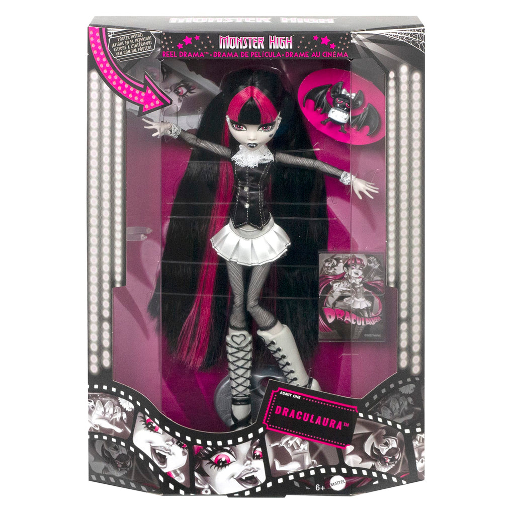 Monster High Reel Drama Draculaura nukke