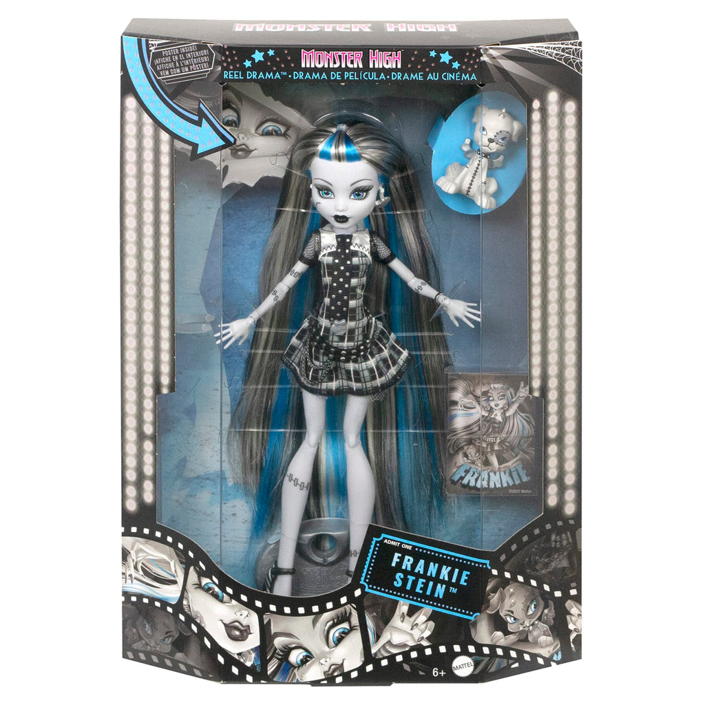 Monster High Reel Drama Frankie Stein nukke