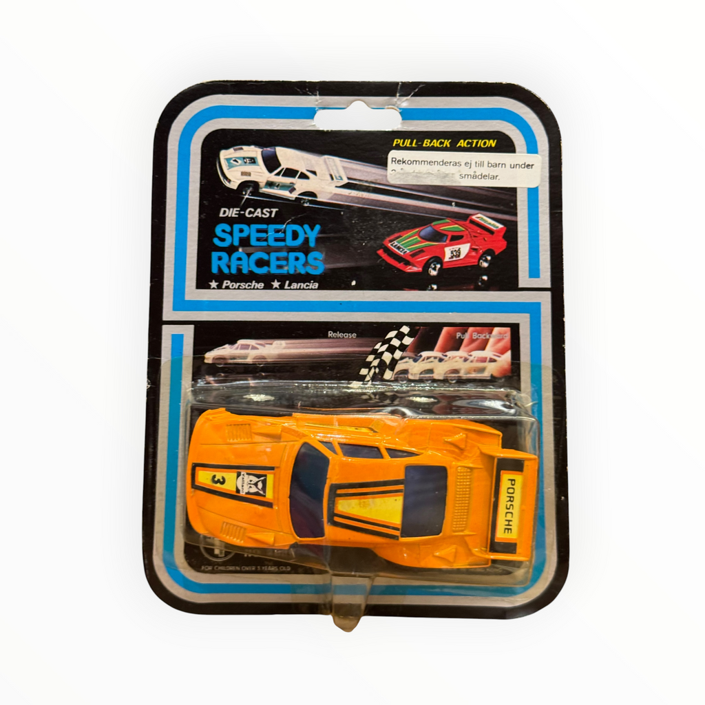 WOODWARD'S SPEEDY RACERS 1980s PULL BACK Porsche N0 208S - Second Hand