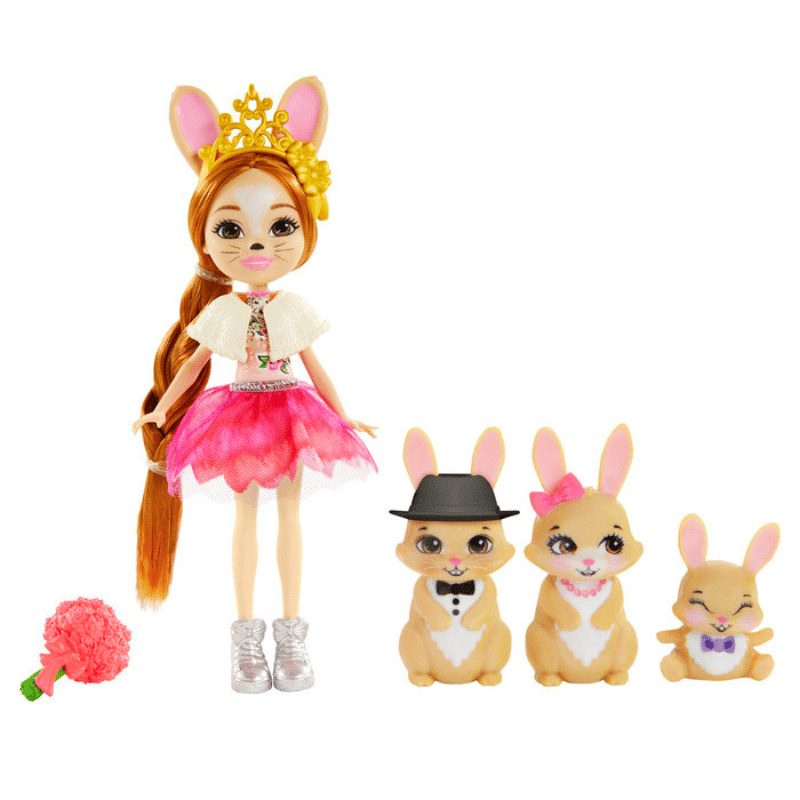 Enchantimals Royal Brystal Bunny perhe