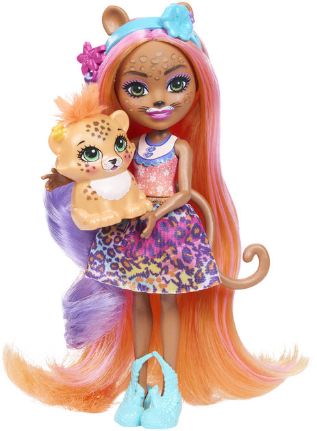 Enchantimals Glam Party Charisse Cheetah&Grinsy setti