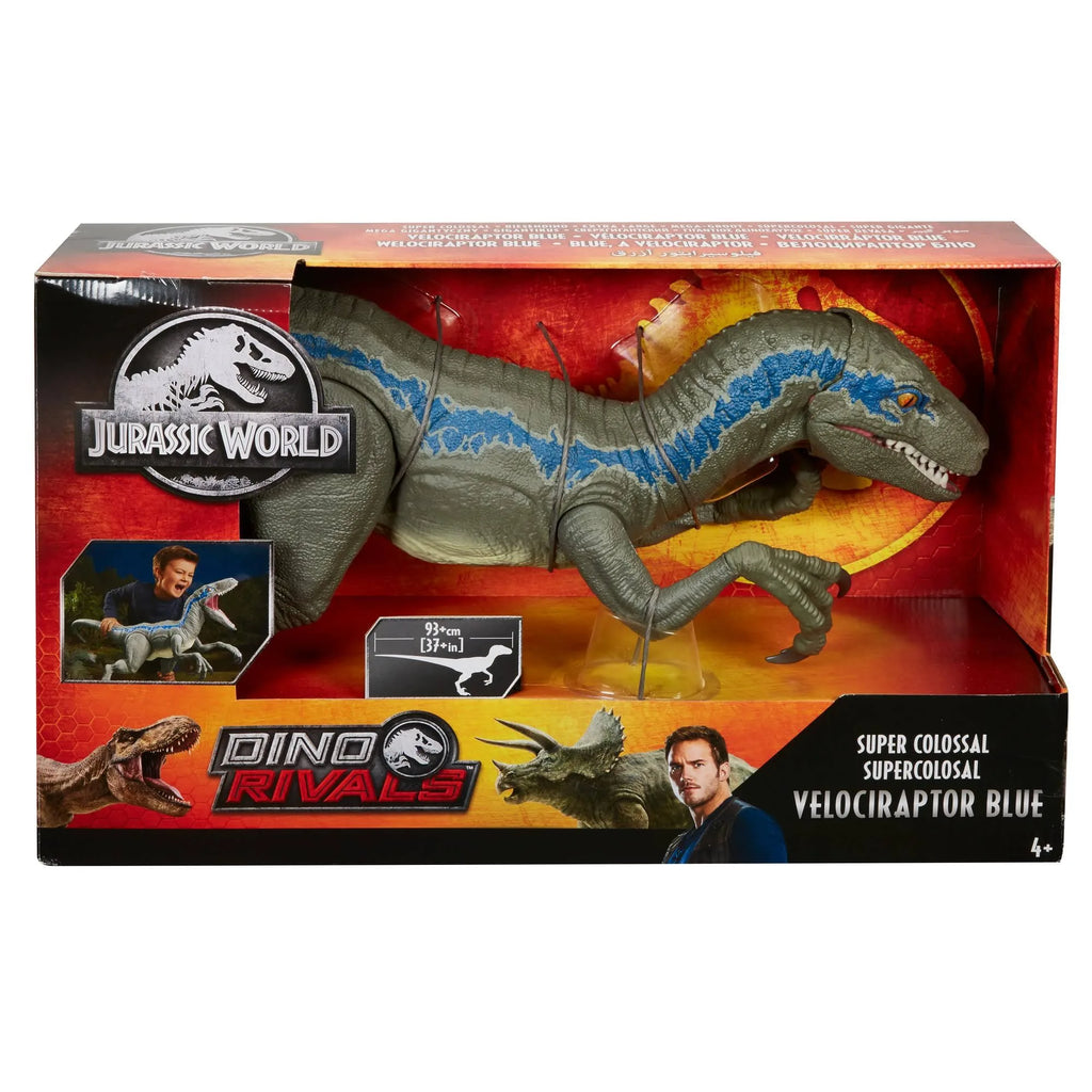 Jurassic World Giant Dino Velociraptor Blue
