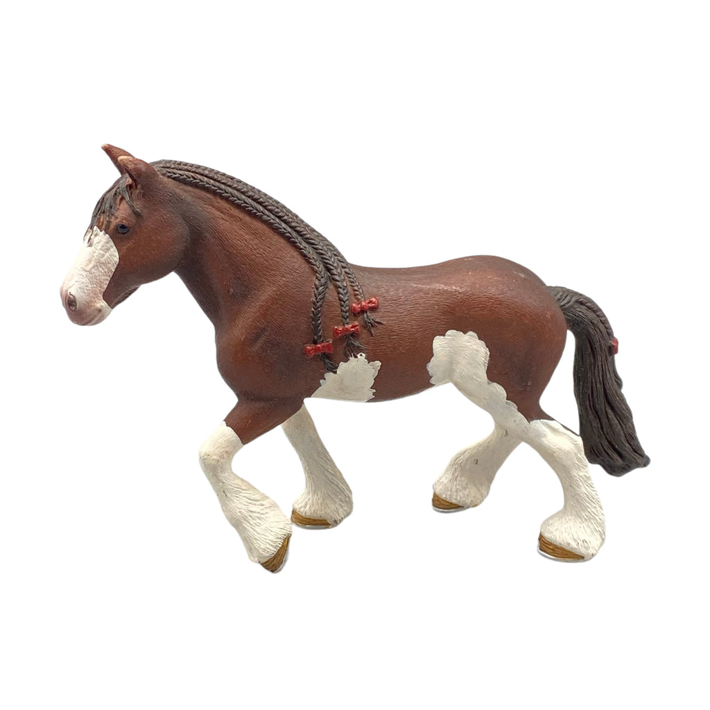 Schleich 13809 Clydesdale-tamma - Second Hand
