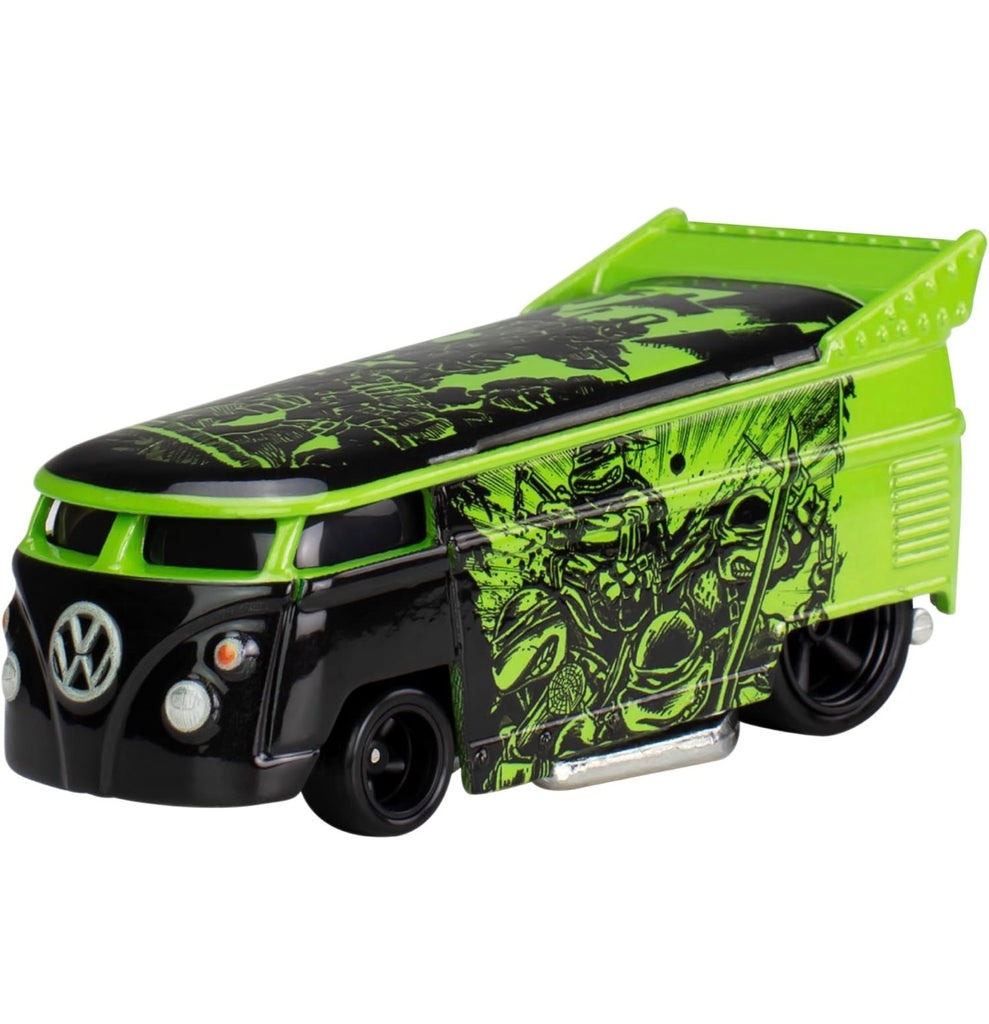 Hot Wheels Premium Pop Culture - Volkswagen Drag Bus Eastman and Laird's TMNT
