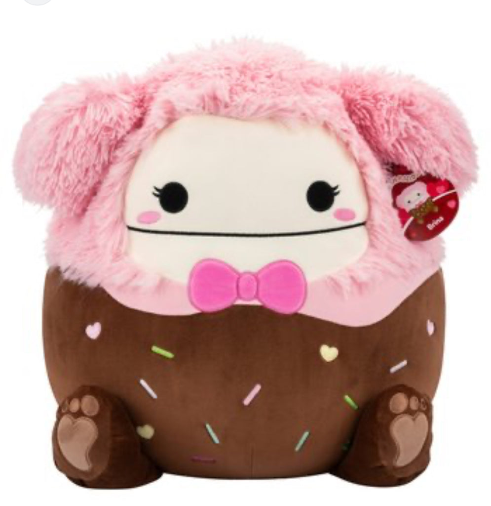 Squishmallows Heart Brina The Pink Bigfoot, 40cm