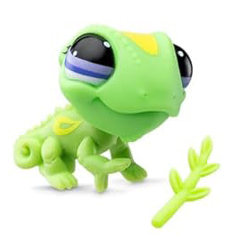 Littlest Pet Shop G7 - #013 Hungry Chameleon - Kameleontti