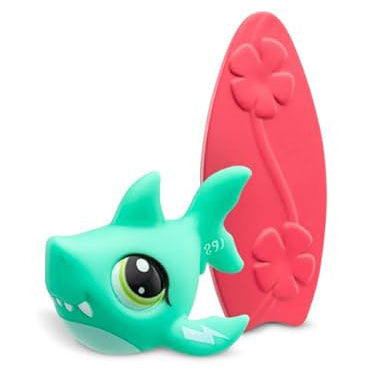 Littlest Pet Shop G7 - #014 Surfin Shark - Hai