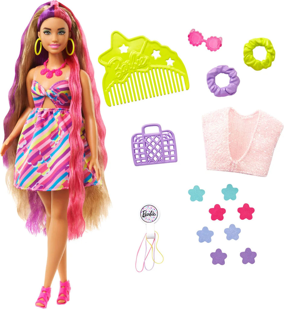 Barbie Totally Hair Nukke Flowers