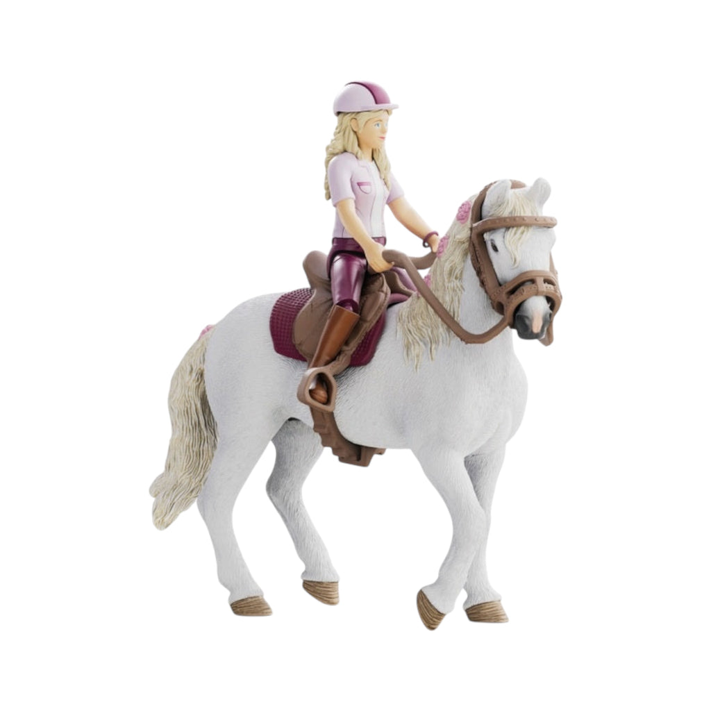 Schleich Horse Club 42713 Ratsastaja Sofia & Blossom hevonen setti