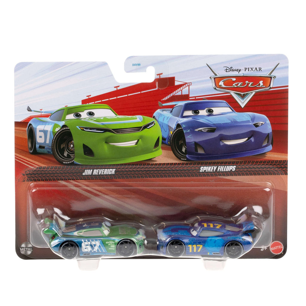 Disney Pixar Cars Jim Reverick ja Spikey Fillups