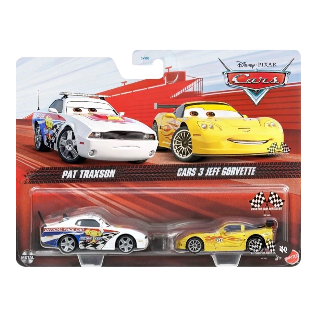Disney Pixar Cars  Pat Traxson ja Jeff Corvette