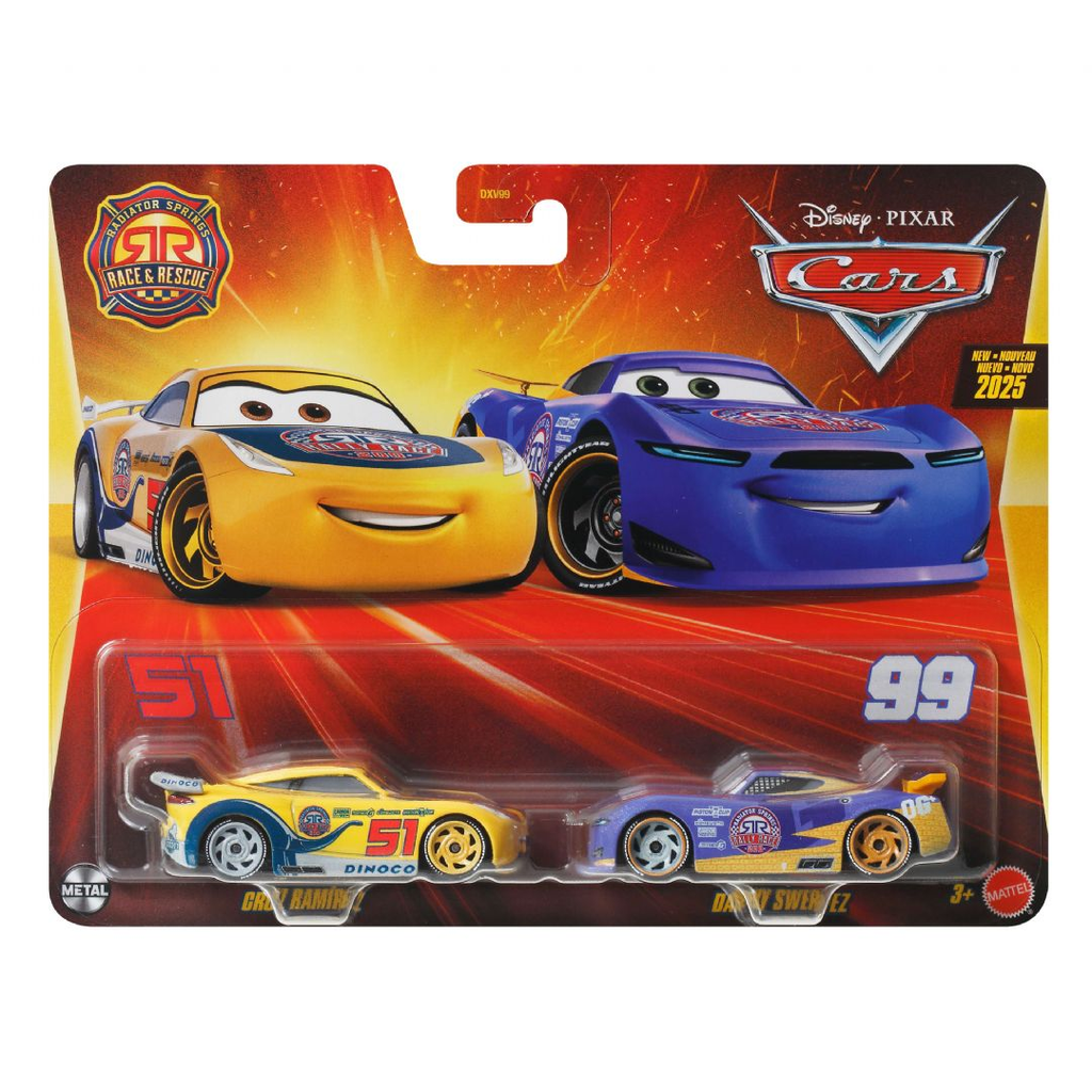 Disney Pixar Cars Cruz Ramirez ja Dany Swervez