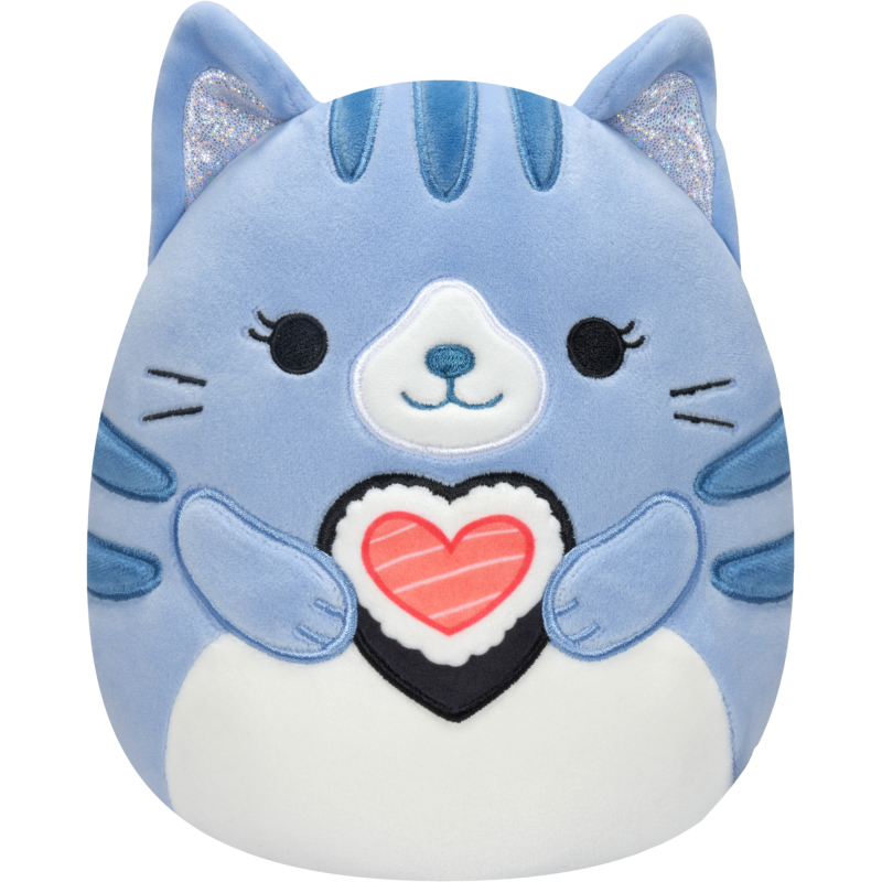 Squishmallows Heart Carizma Tabby Cat, 19cm pehmo