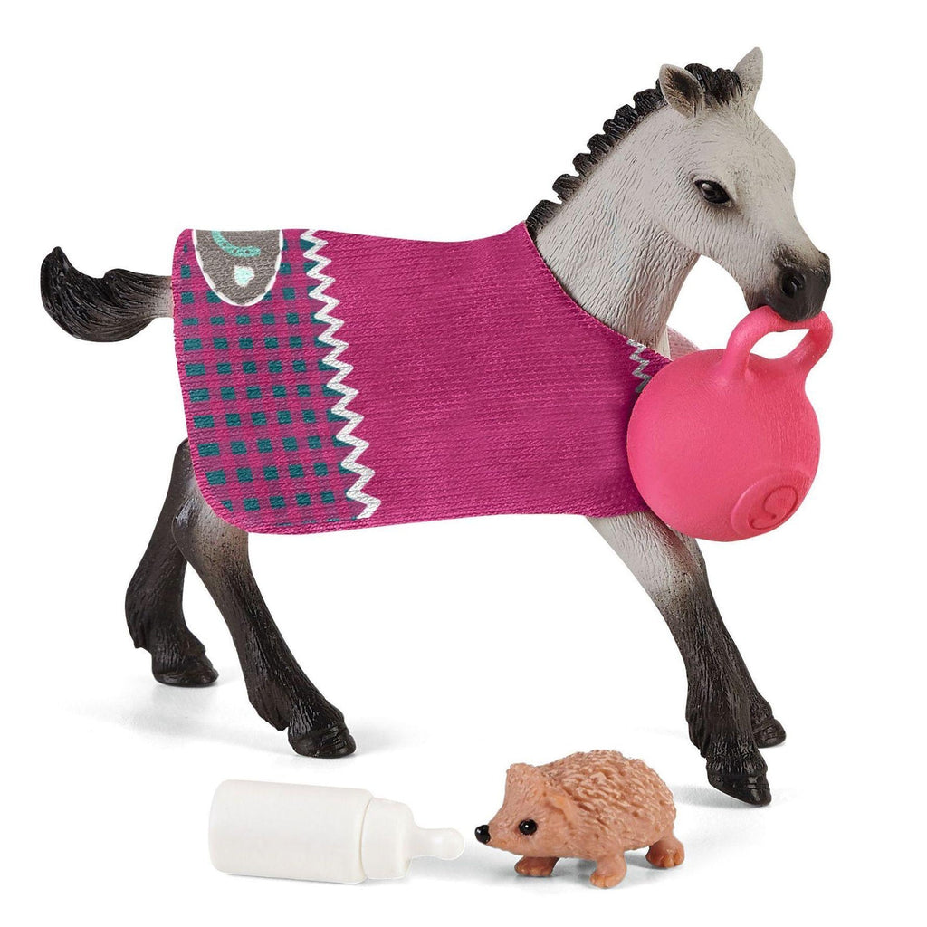 Schleich Horse Club 42534 Leikkipaikka ja varsa