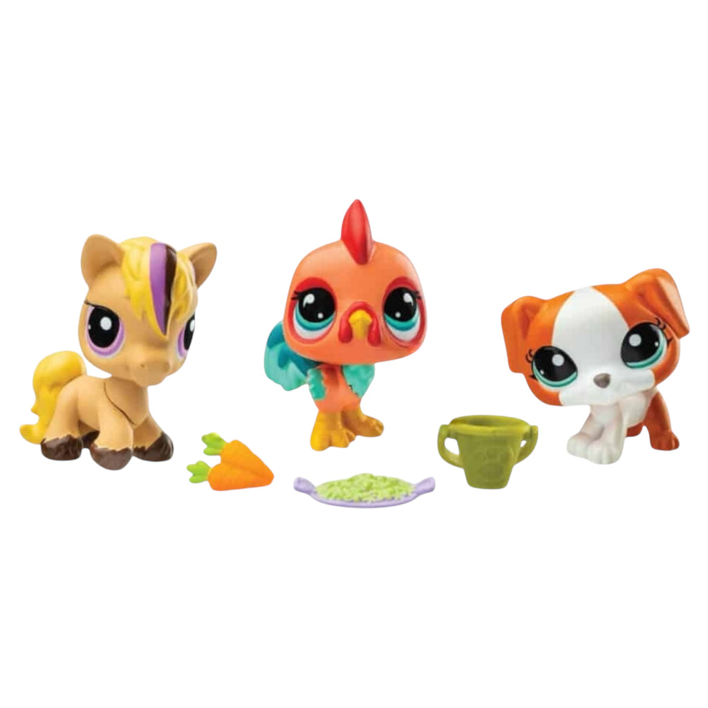 Littlest Pet Shop G7 S3 Barnyard Pets Trio #163- #165
