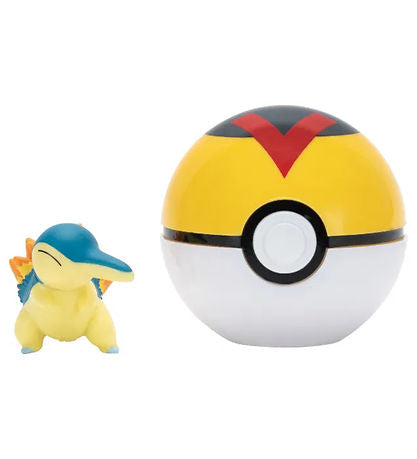 Pokémon Clip 'N' Go Cyndaquil -toimintahahmo Level Ball