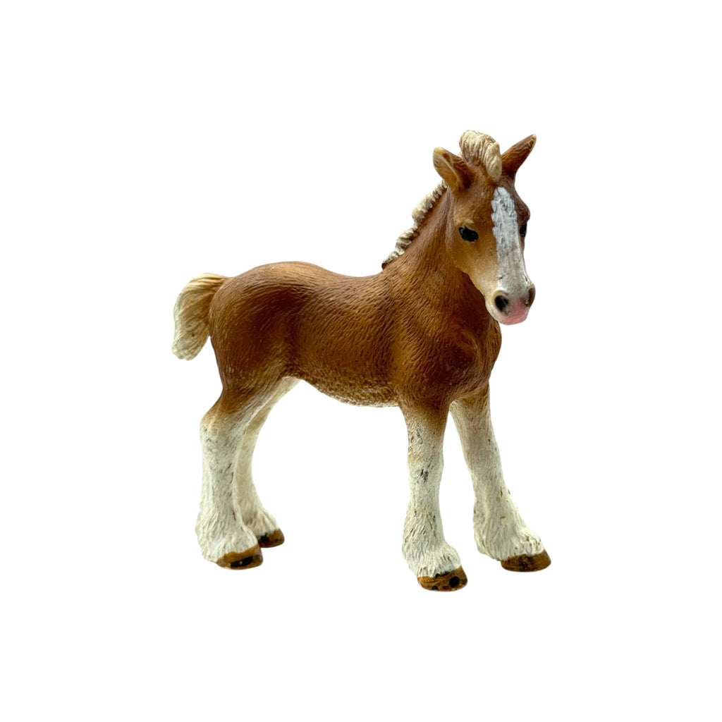 Schleich 13671 Clydesdale hevosen varsa - Second Hand