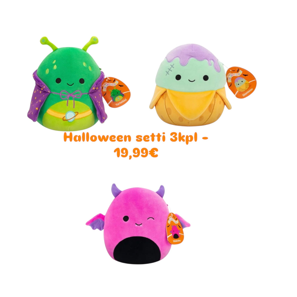 Squishmallows Halloween setti  3kpl