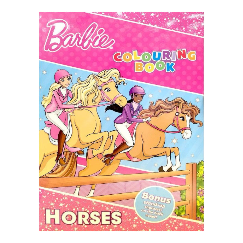 Barbie ja hevoset värityskirja