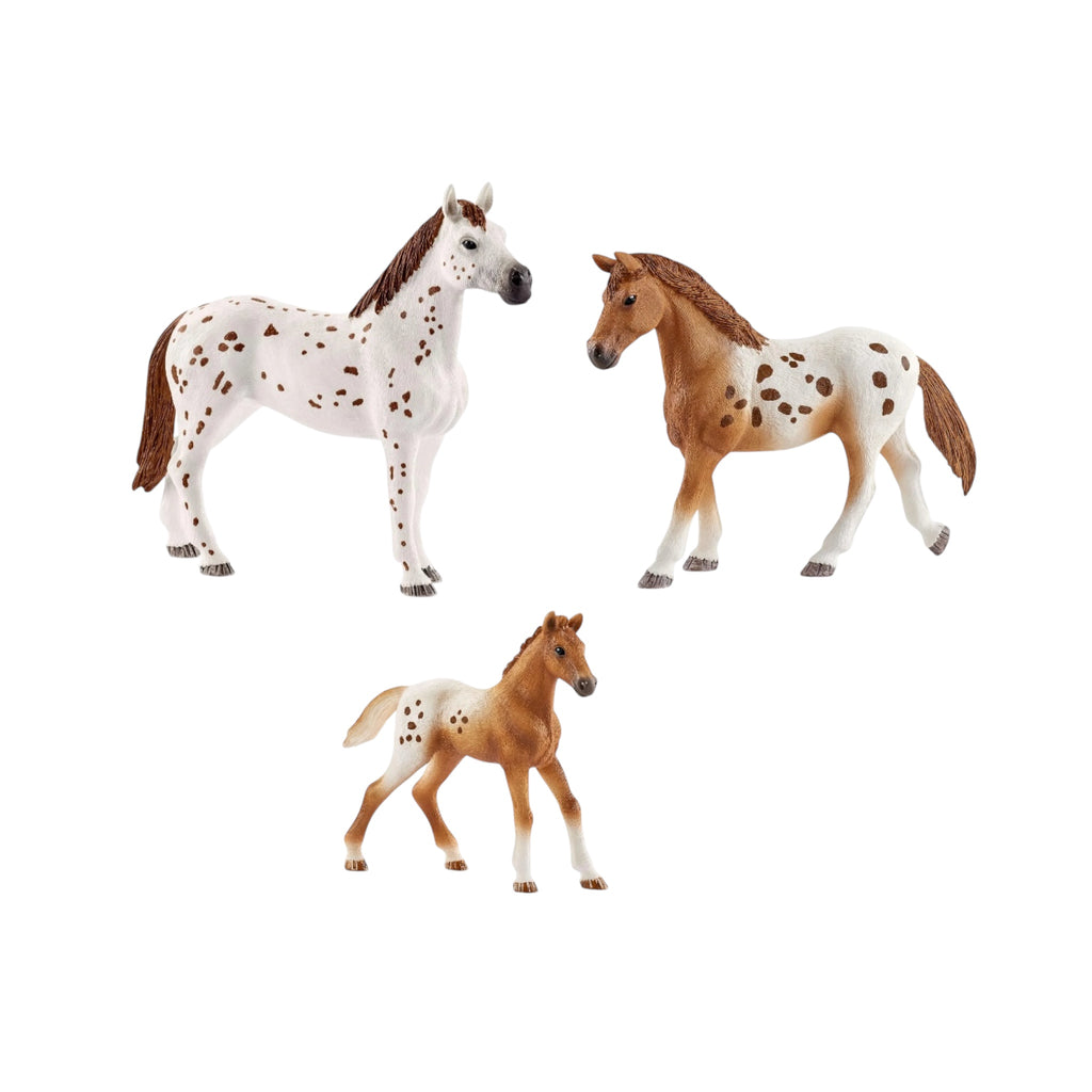 Schleich Horse Club Appaloosa hevosten perhe