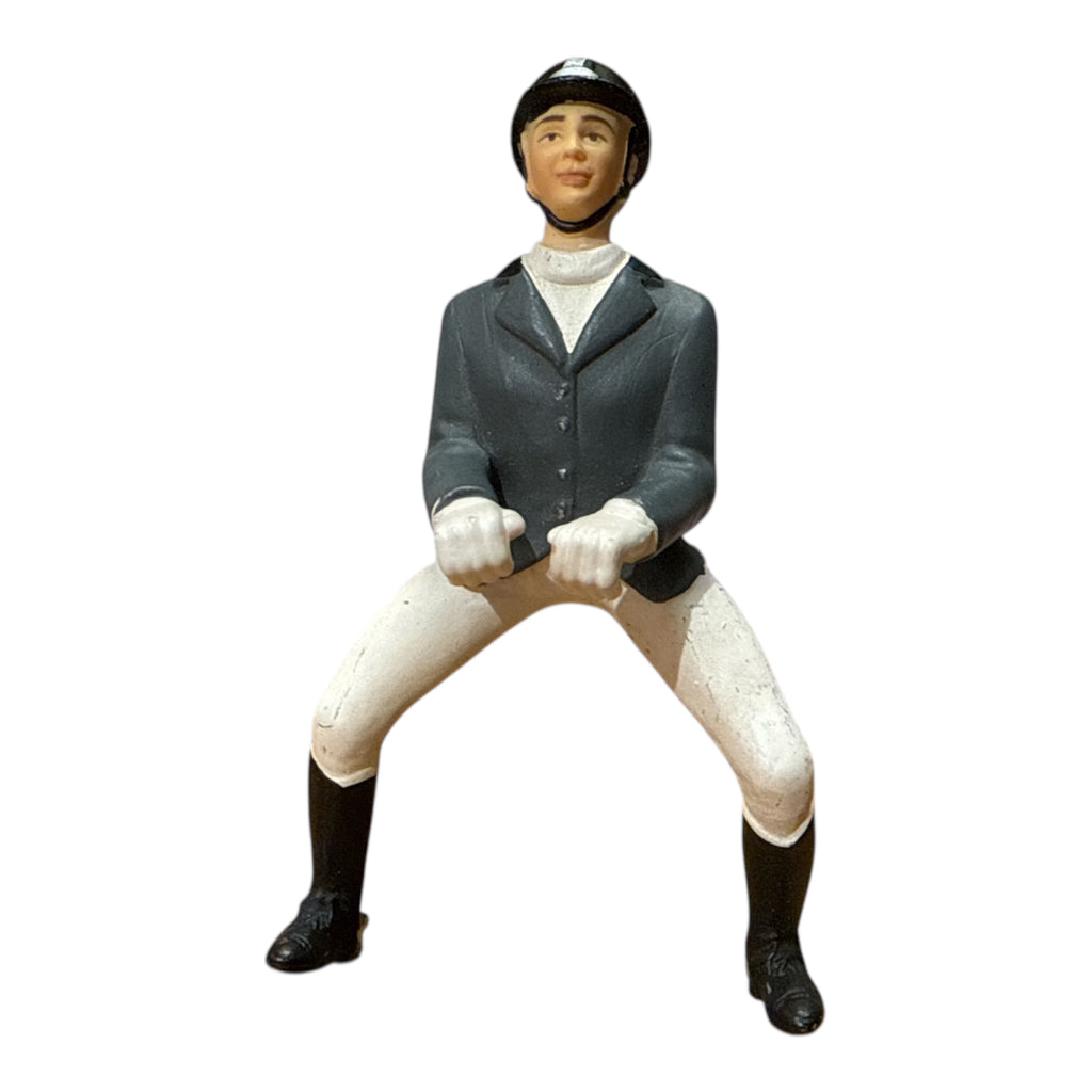 Schleich Ratsastaja Aada (harmaa takki) - Second Hand