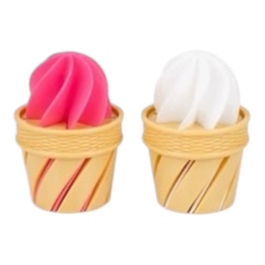 3D Printed Ice Cream Cone Twister -fidget-leluja
