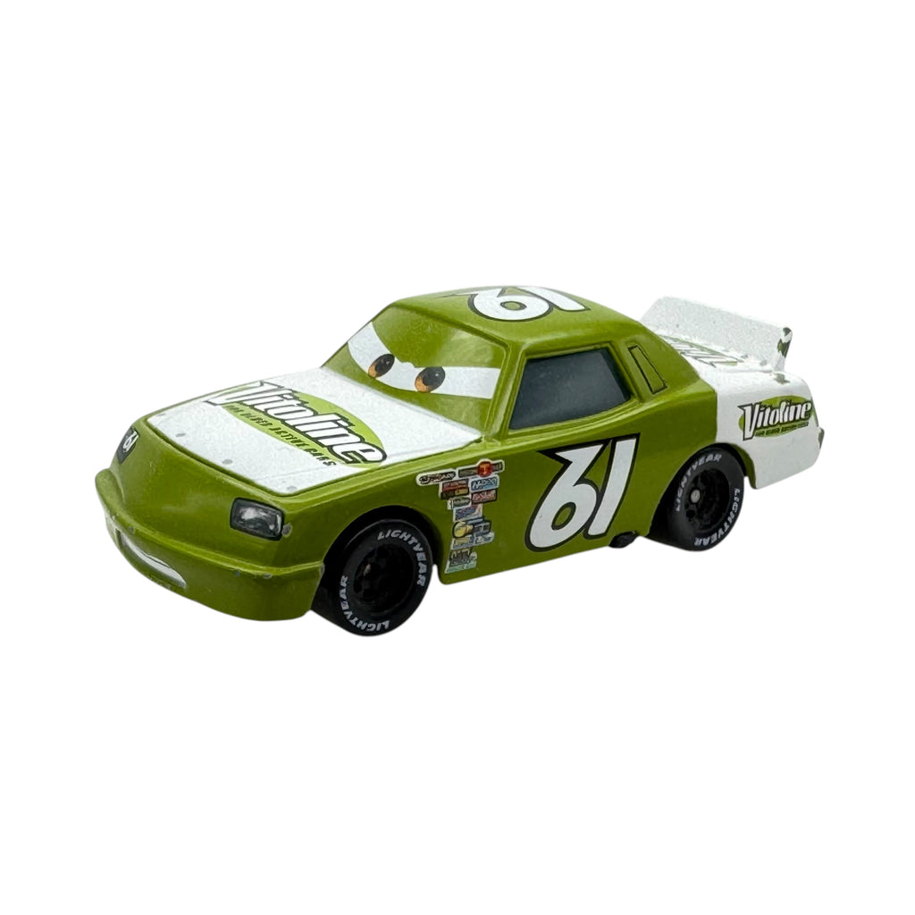 Disney Pixar Cars Piston Cup Race # 61 Vitoline James Cleanair - Second Hand