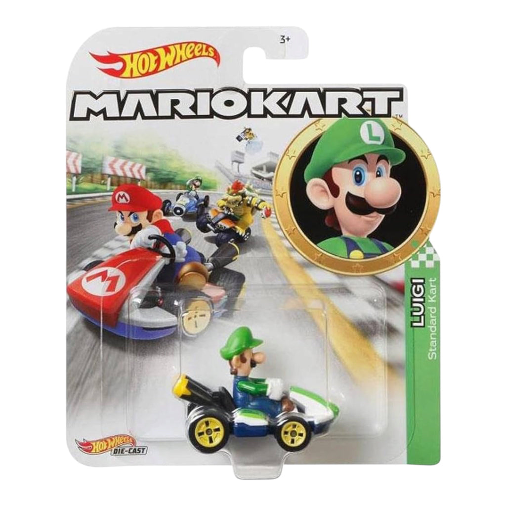 Hot Wheels Mario Kart - Luigi Circuit Special auto