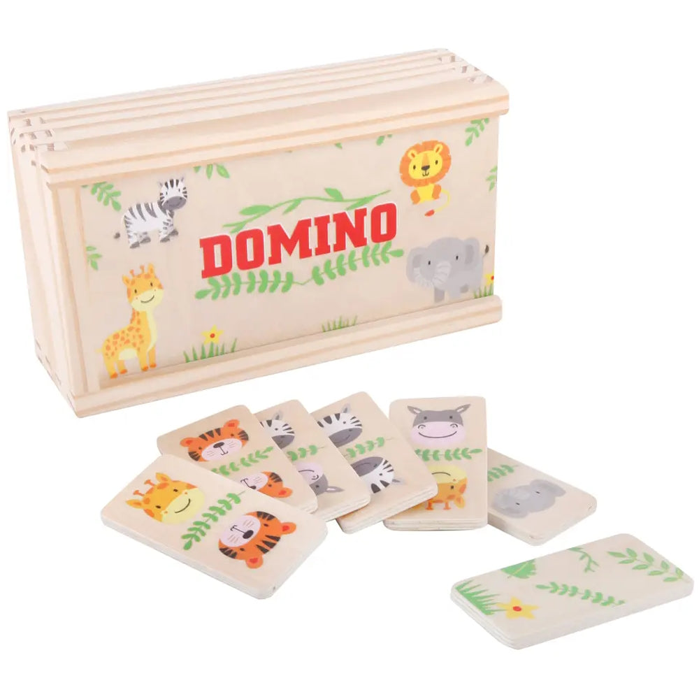 SpielMausin puinen Dimino peli
