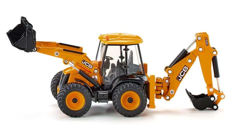 SIKU 3558 JCB 4CX kaivurikuormaaja 1:50