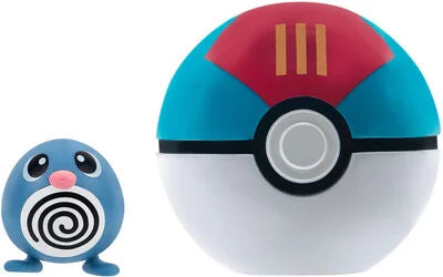 Pokemon Clip n Go Wave 17 figuuri  - Poliwag & Lure Ball