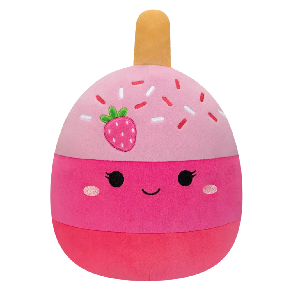 Squishmallows P20 Pama the Pink Strawberry Cake Pop - pehmolelu, 30 cm