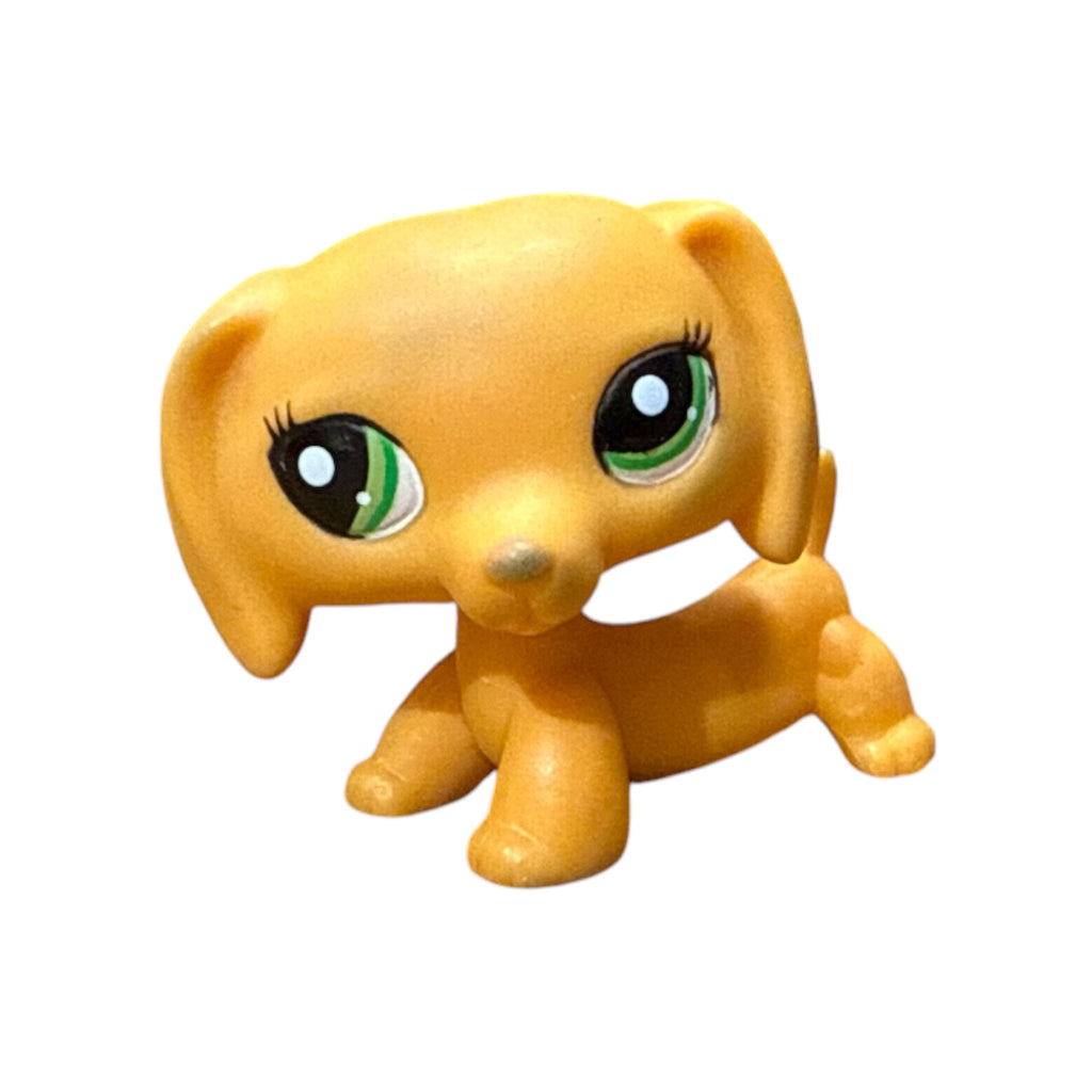 LPS mäyräkoira #2597 ( all yellow versio )