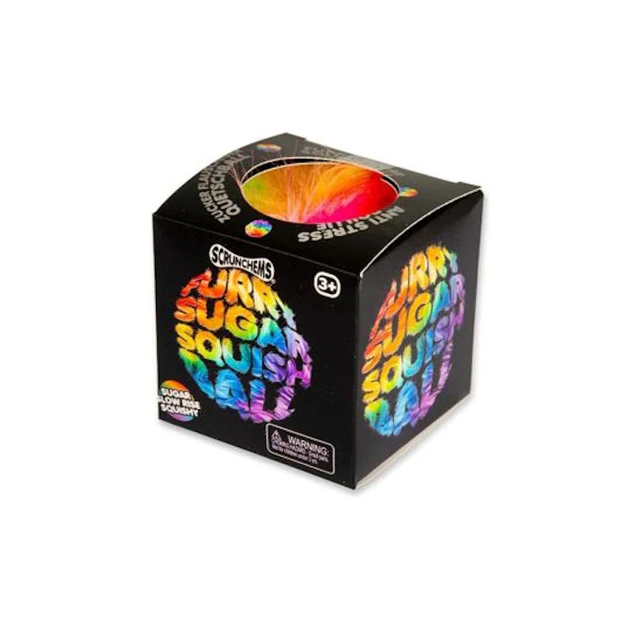 Scrunchems Furry Sugar Squish Pallo - Stressipallo, 7cm
