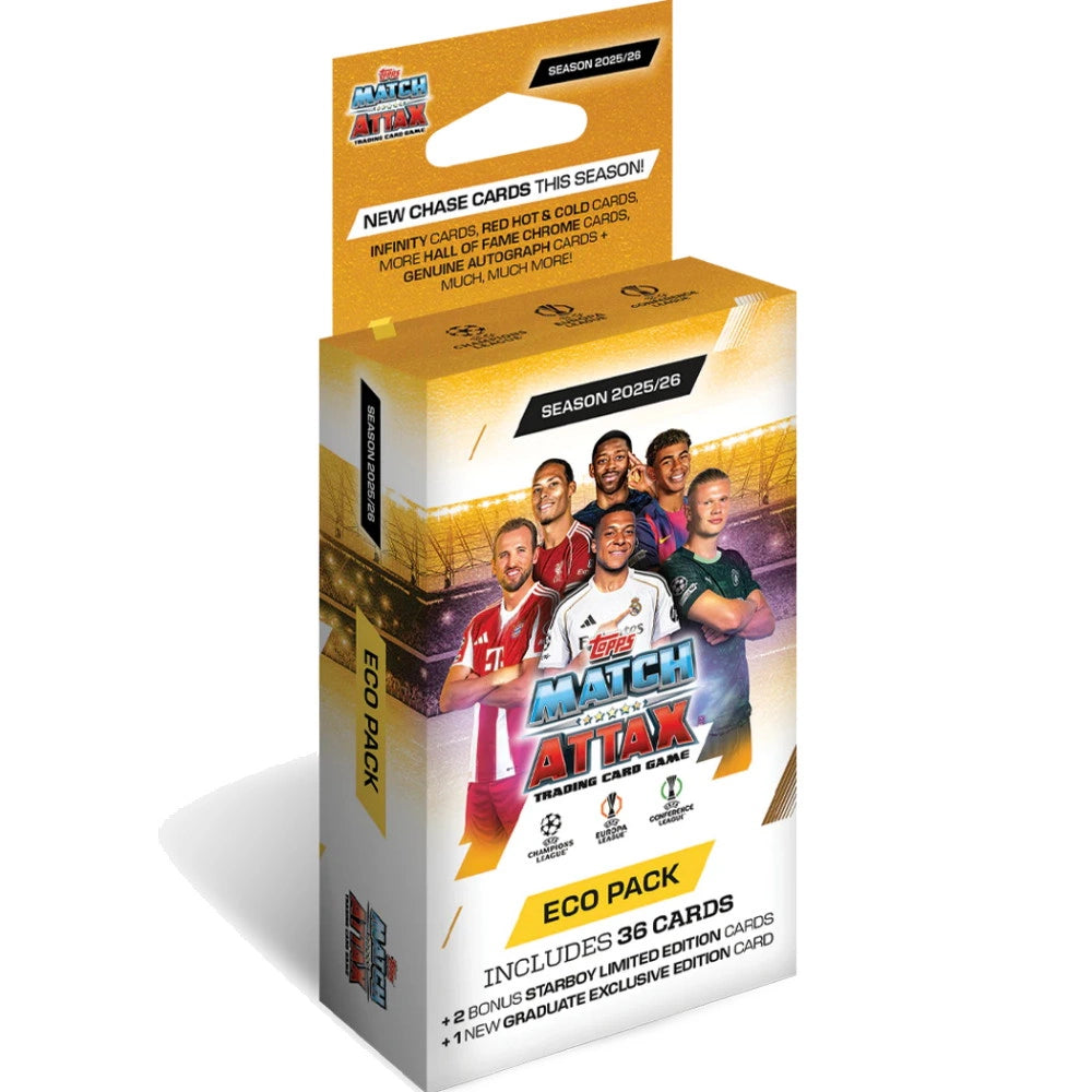 Topps Match Attax Mestarien Liiga Eco Pack Jalkapallokortit