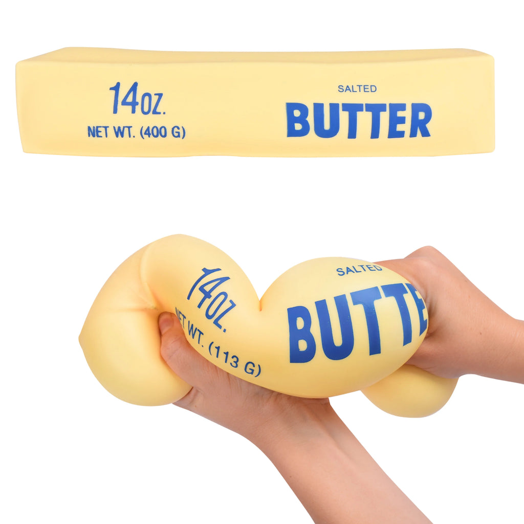 Butter XXL Squishy Fidget – Pehmeä Voipala Stressilelu