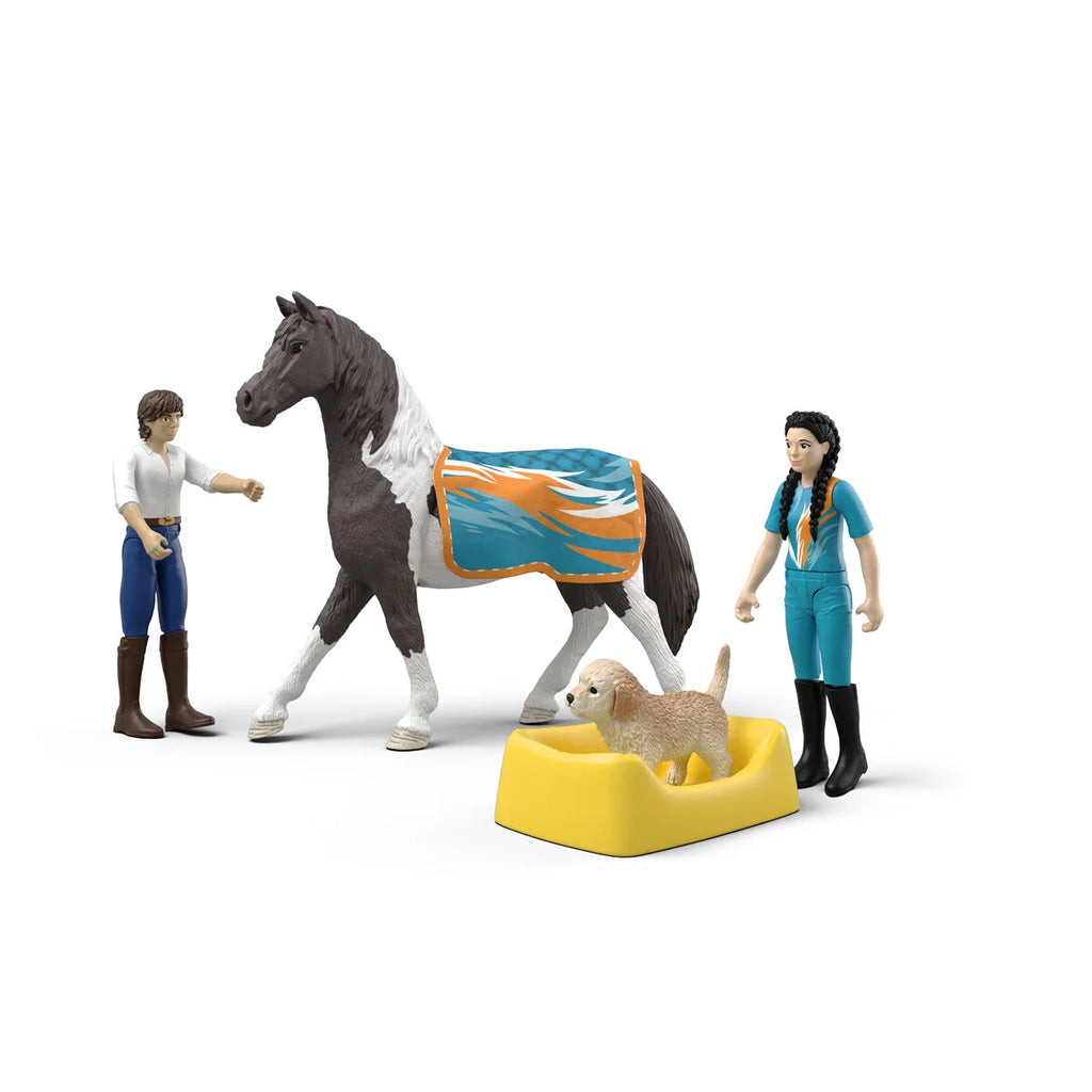 Schleich Horse Club 42799 Kimin vikellys ratsastus leikkisetti