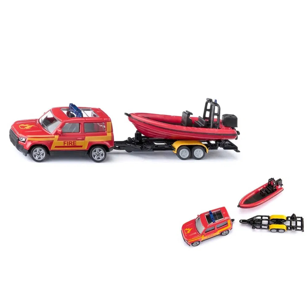 SIKU 1608 Land Rover Defender with Boat