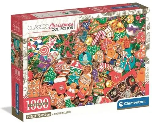 Clementoni Classic Christmas Collection - Christmas Treats palapeli, 1000 palaa