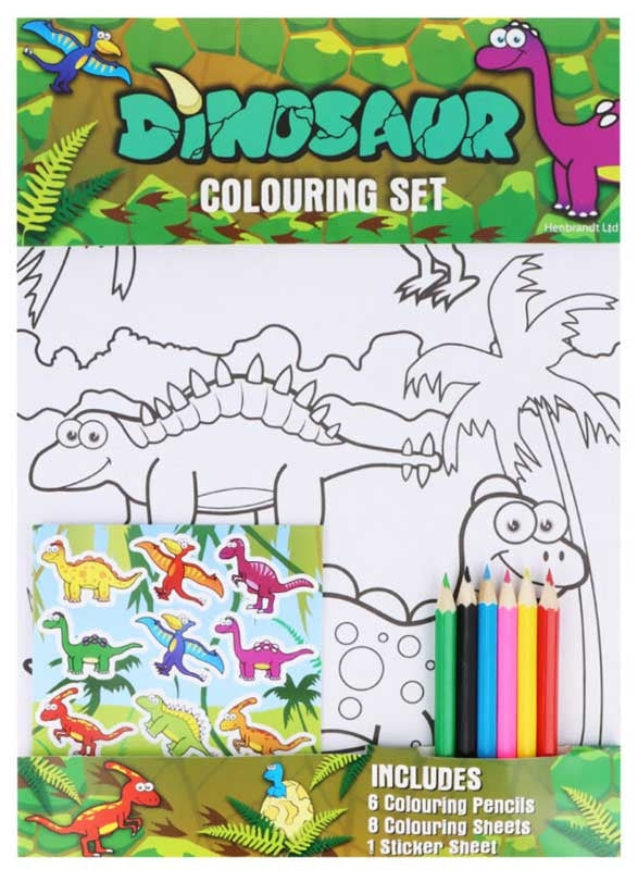 Dinosaur Coloring Setti